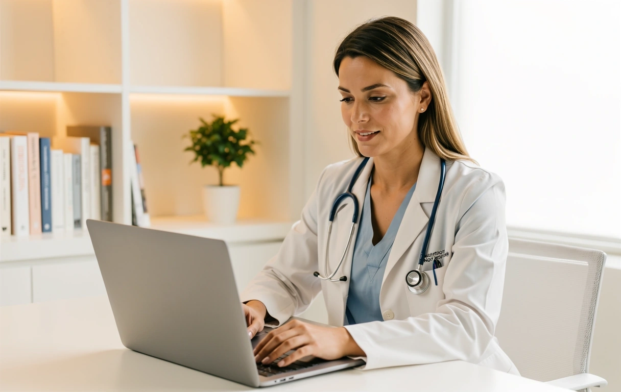 Online nutrition consultation session